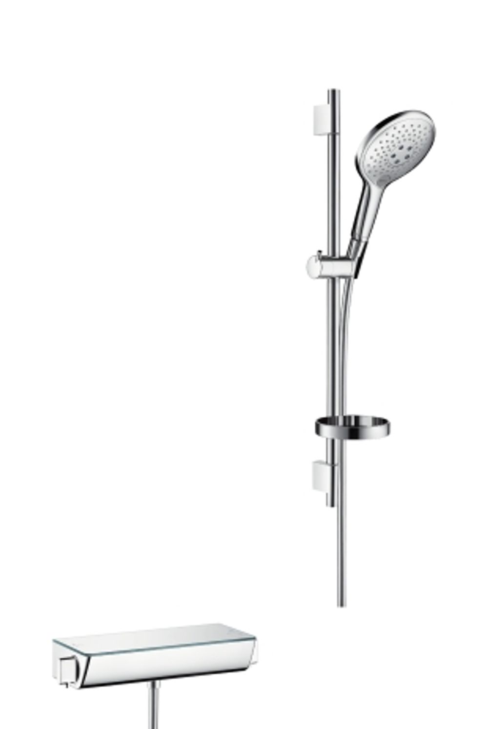 https://raleo.de:443/files/img/11eeea252d90119092906bba4399b90c/size_l/Hansgrohe-HG-Brausenkombi-Raindance-Select-150-Therm-Brause-AP-Ecostat-Select-U650mm-27036000 gallery number 1